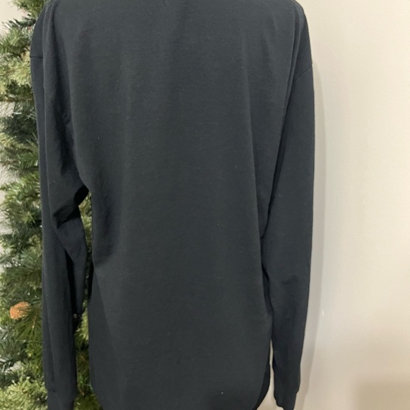 Jerzees Black Long Sleeve Shirt, Nostalgic 2021 Holiday - Picture 2 of 6